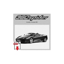 2002 Ferrari 360 Spider spare parts catalogue PDF (uk) (11/2002)