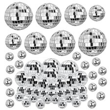 Lot de 54 boules disco à