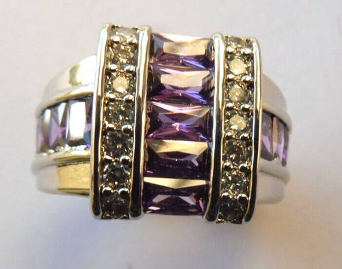 Bague fantaisie améthyste 5 - fantaisie,