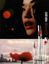 Publicité Papier - Parfum "Flower By Kenzo" De 2007, Shu Qi Mannequin