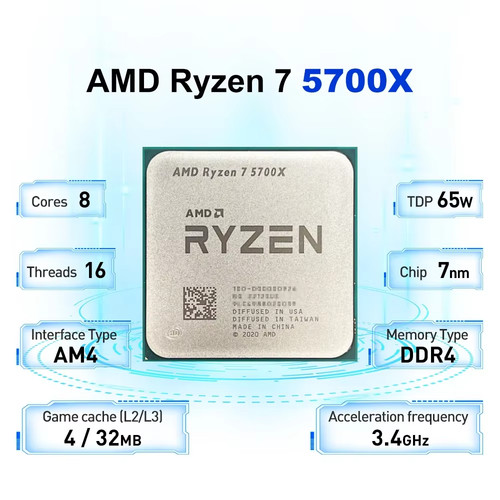 Processeur gaming amd - processeur, ryzen