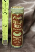 Vintage PHENIX BOUILLON CUBES TIN EMPTY