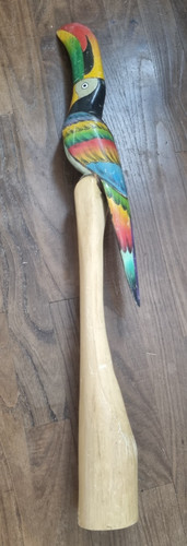 Grand toucan bois - grand, sculpté