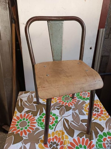 Ancienne chaise enfant tube - ancienne,