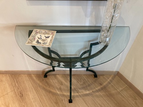 Table console demi - table, en