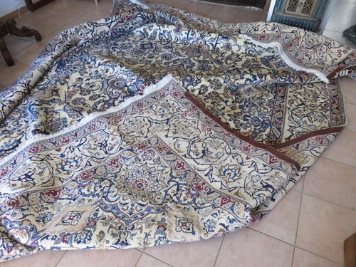 Grand tapis persan naïn - grand,