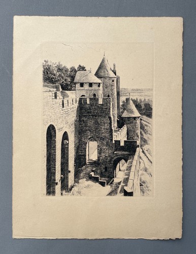 Château fort gravure - fort,,