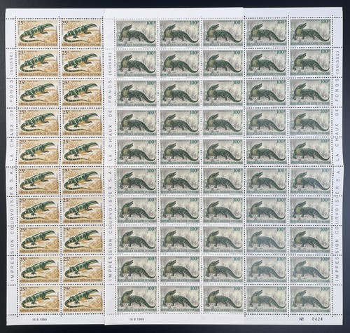 Côte ivoire 1989 833 834 - côte, d'ivoire