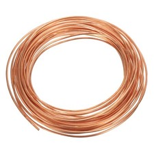 Copper Tube 1/8'' OD x 49.2Ft Refrigeration Flexible Pipe Seamless Hollow
