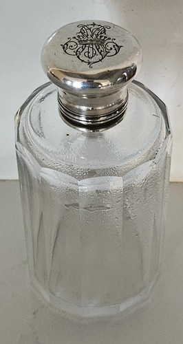 Flacon parfum argent et - flacon, en