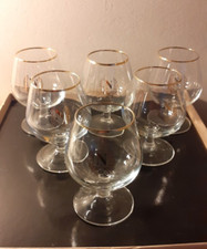 6 Cognac Glasses "NAPOLEON"