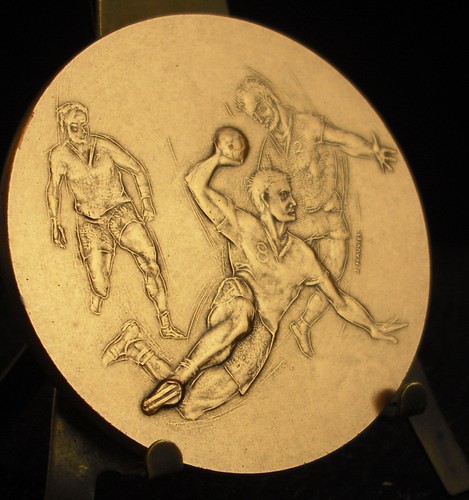 Médaille hand ball sport - hand-ball, par