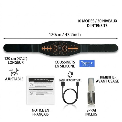 Ceinture abdominale ems - ceinture,