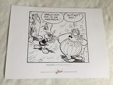 Sérigraphie Astérix légionnaire Uderzo Et Cetera Tache d'encre