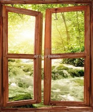 Stickers fenêtre trompe