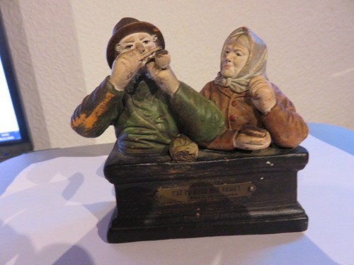 Ancienne statuette terre - statuette,