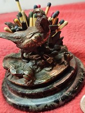 Ancien Pyrogene Bronze Coq
