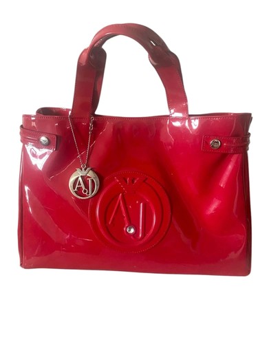Sac cabas verni - , rouge
