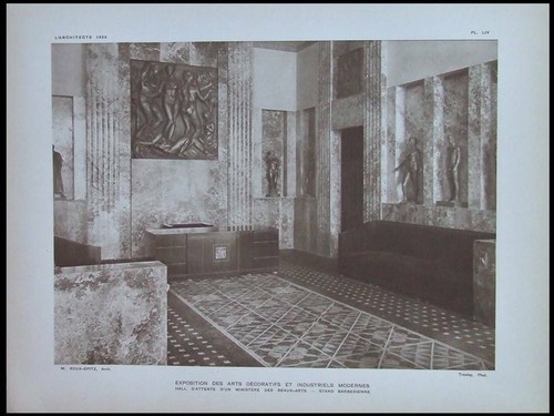 Architecte 1925 exposition - l'architecte,