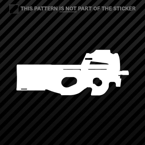 P90 sticker self - p90,