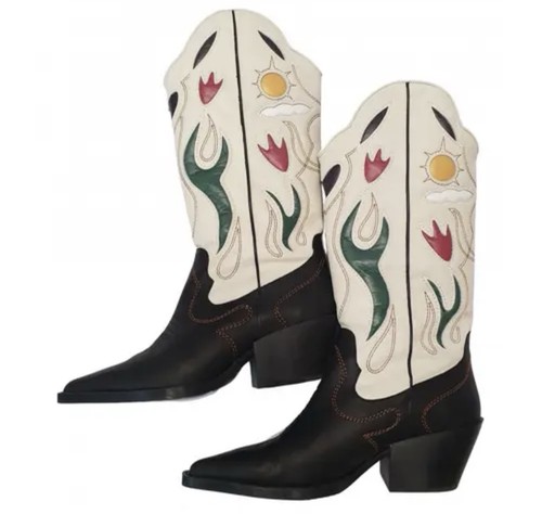 Mango bottes santiag - , femme