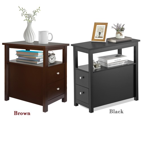 End table with - with, drawer
