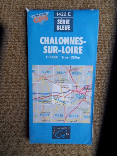 527 carte ign série bleue - 527-,