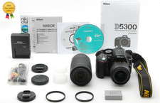 【TOP MINT /6289shot 】 Nikon D5300 2Lens KIT AF-P 18-55mm 70-300mm From Japan