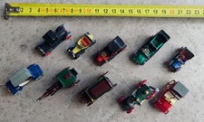 Lot 10 mini-tacots plastiques 1/86 dont mini cars