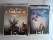 2 INCOMPLETE boxes A game of which you are the hero - The black eye - LDVELH