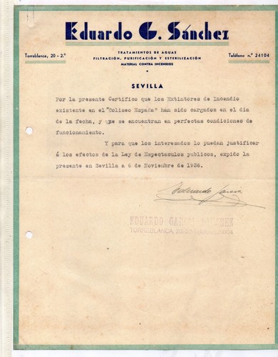 Certificat extincteur incendie - certificat,