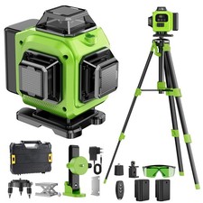 Niveau Laser Chantier Autonivelant 360° x 4, Lazer Niveaux 4D 16 Lignes Laser...