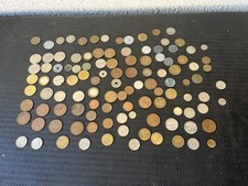 Lot de 123 anciennes pièces de monnaie – France et étranger