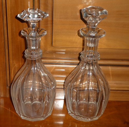 Anciennes carafes cristal - carafes,
