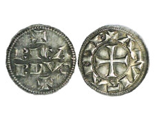 Crusaders Medieval England King Richard The Lionhearted Denier coin Bordeaux
