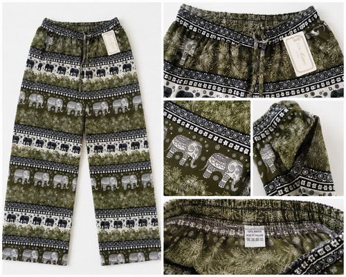 Thai elephant harem pants - thai,