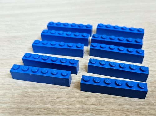 Lego 3009 10x - briques, bleues