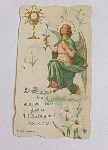 Ancienne image pieuse - ancienne,