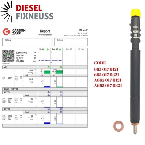 Injecteur ejbr02601z - injecteur,