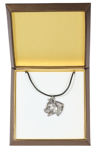 Collier argent amstaff - en,