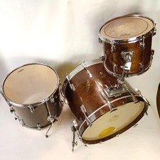Pearl All Maple 22 13 16 " Set de Batterie " Noyer Laque " 8Ply Vintage 70s