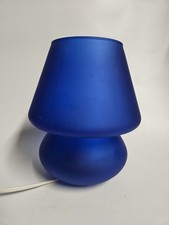 LAMPE CHAMPIGNON BLEU VINTAGE