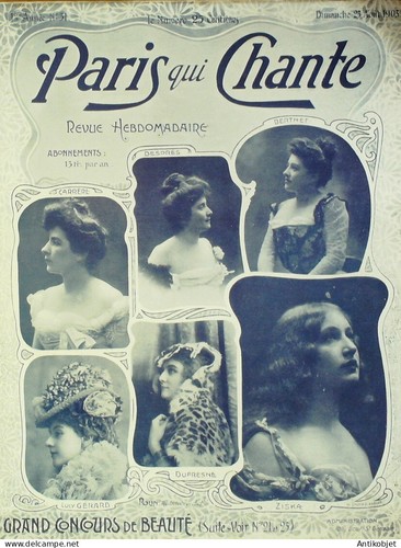 Paris qui chante - , n°