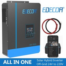 EDECOA Onduleur Hybride 24V
