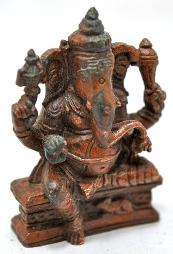 Antique cuivre god ganesha - god,