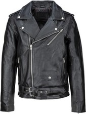 Veste En Cuir Avec Protections Amovibles Style Vintage Pour Moto Custom