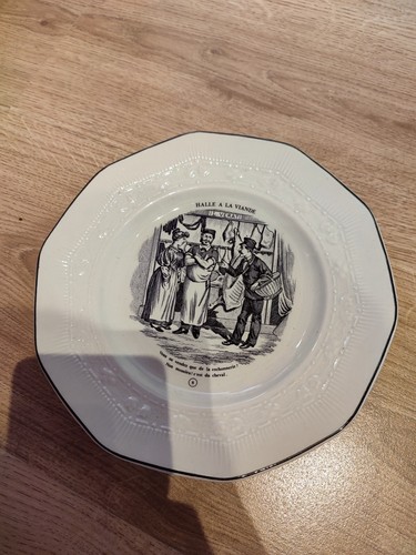 Assiette parlante boch - assiette,