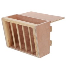  Mangeoire à foin en bois pour cages de lapins - Distributeur de foin pour
