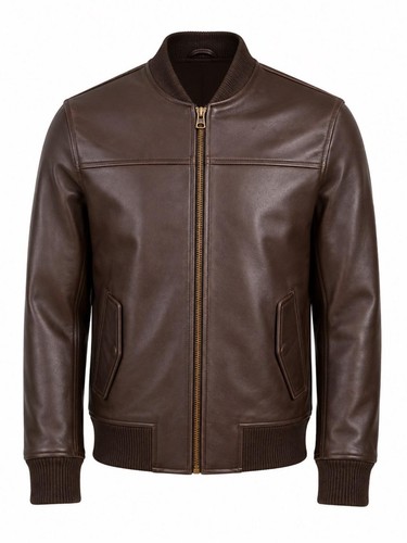 Blouson bombardier cuir - blouson, en
