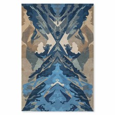 Tapis en laine touffeté à la